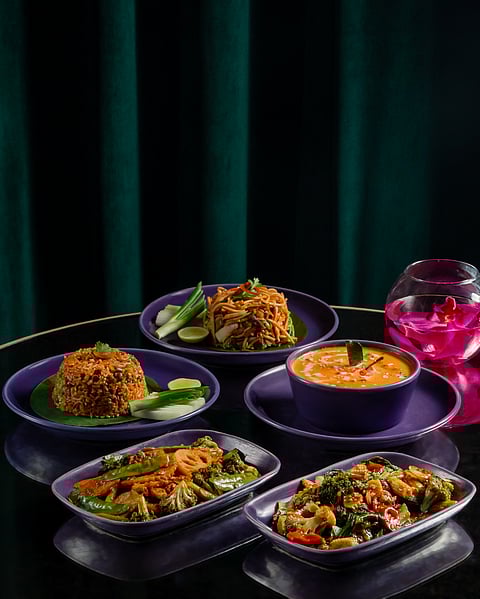 The vegetarian menu at Nara Thai offers a variety of dishes